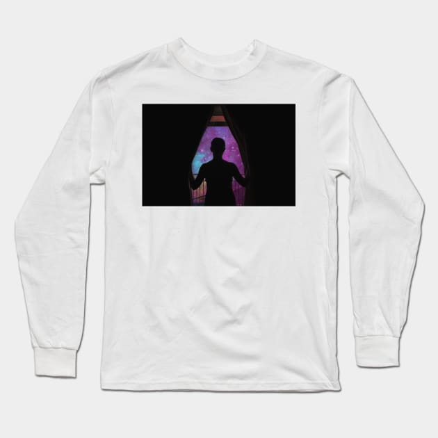 GLIMPSE OF THE UNIVERSE Long Sleeve T-Shirt by deificusArt